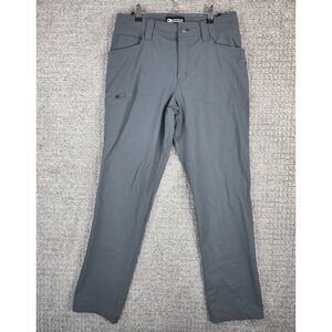 Outdoor Research OR Mens Voodoo Pants 31x32 Gray Hiking Outdoor Cargo Zip Pocket
